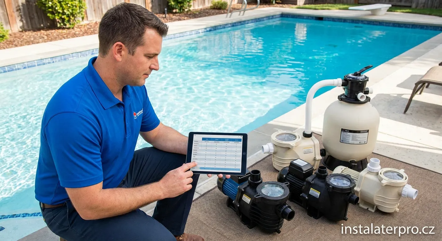 Různé typy bazénových čerpadel na výběr