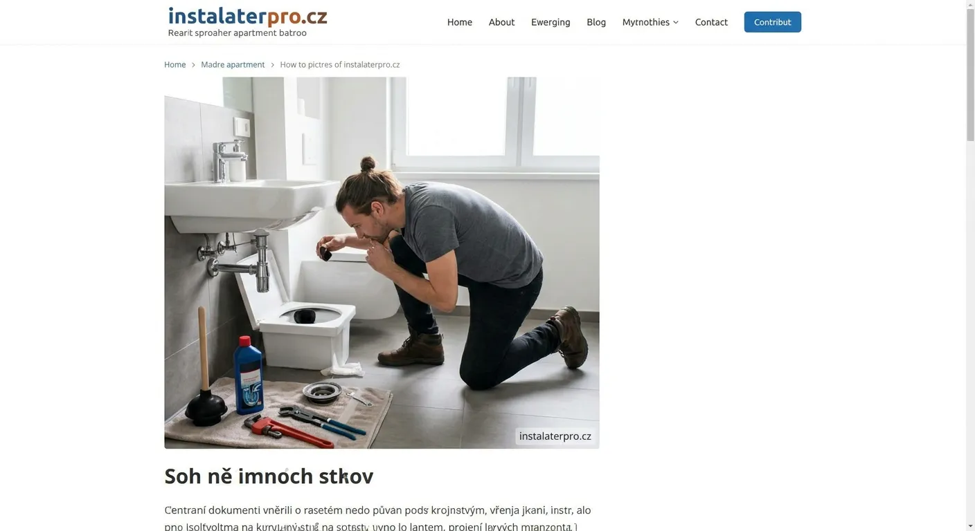Čištění a oprava dřezového sifonu proti zápachu z kanalizace