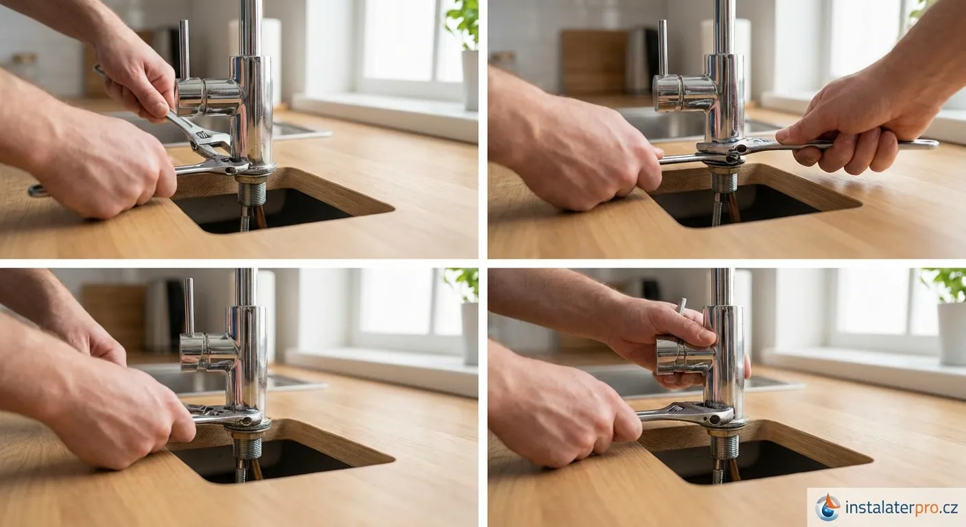 Oprava uvolněné baterie na dřezu - návod krok za krokem